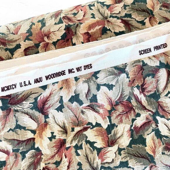 Anju Woodbridge Leaf Print Fabric - Picture 4 of 4